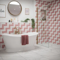 Country Living Artisan Peony Blush Ceramic Wall Tile 75 X 150mm - 0.5sqm Pack 16 Country Living Artisan Peony Blush Ceramic Wall Tile 75 X 150mm - 0.5sqm Pack -Best Flooring Store 13220554 1824909608180063