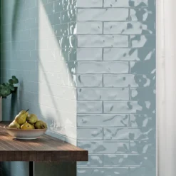 Best Flooring Store 15 Marquis Ancien Blue Porcelain Tile - 75 X 300mm